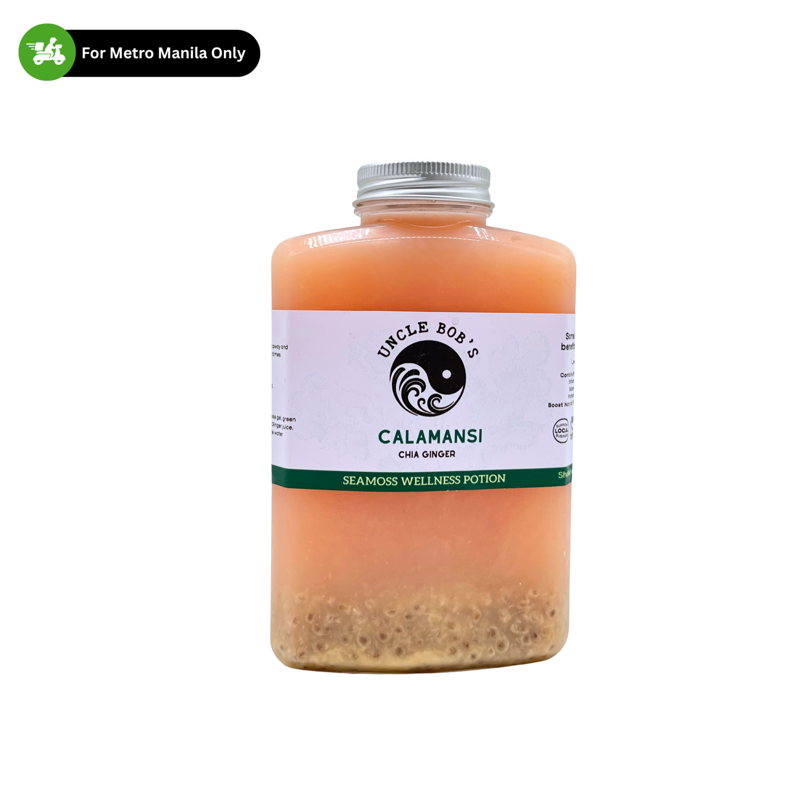 Uncle Bob's - Calamansi Chia Ginger Seamoss Potion