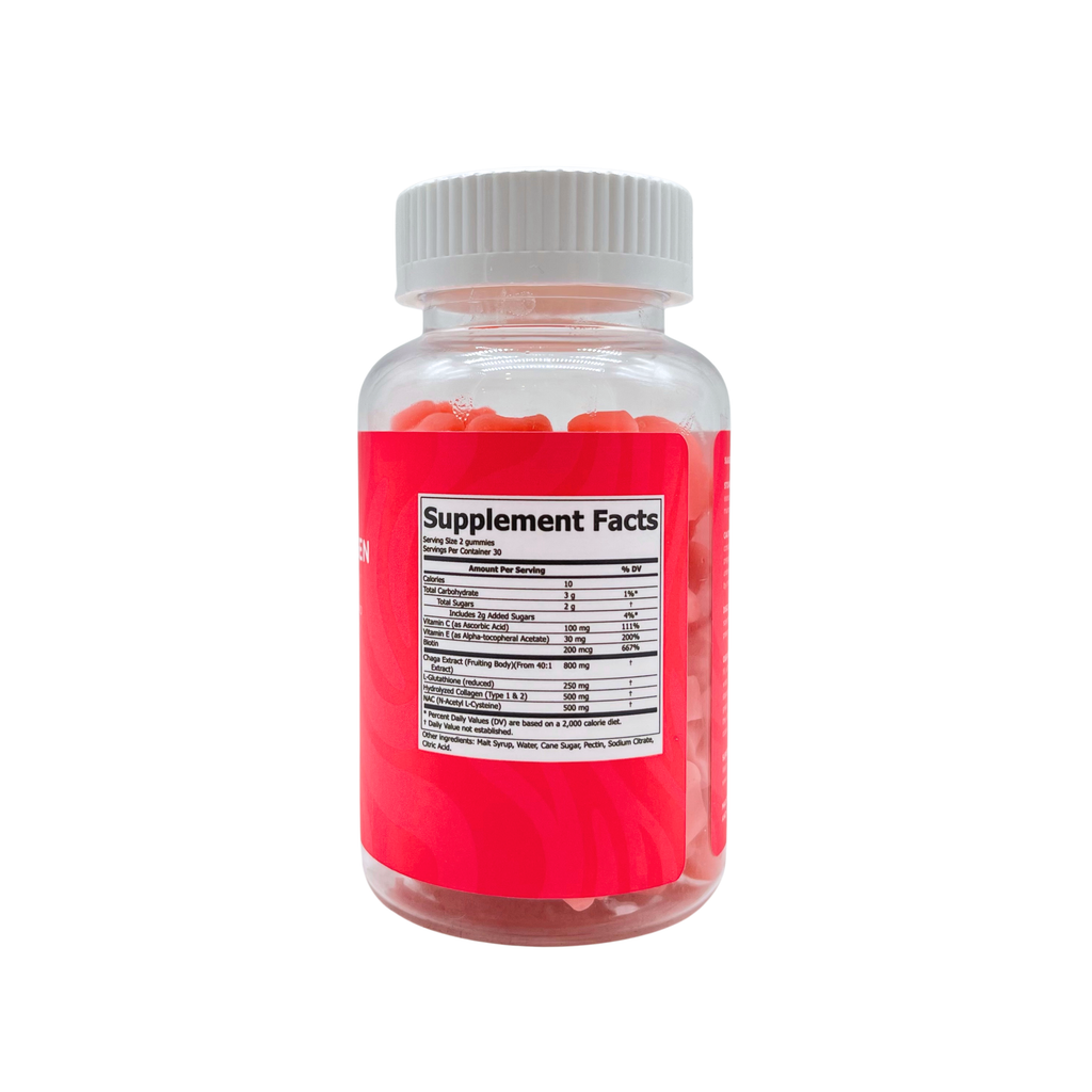 Supershrooms - Chaga Collagen Glutathione Gummies