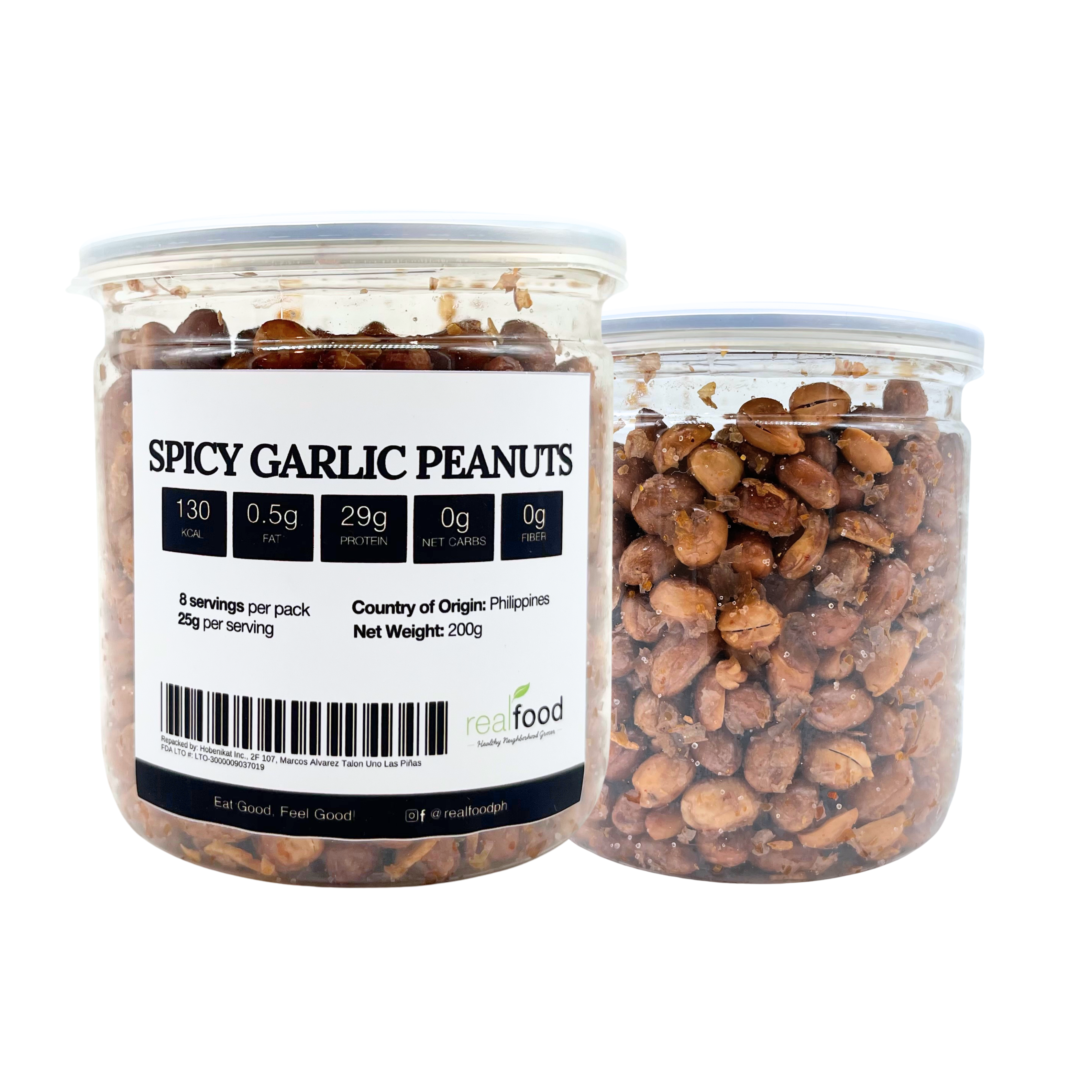 Real Food - Spicy Garlic Peanuts