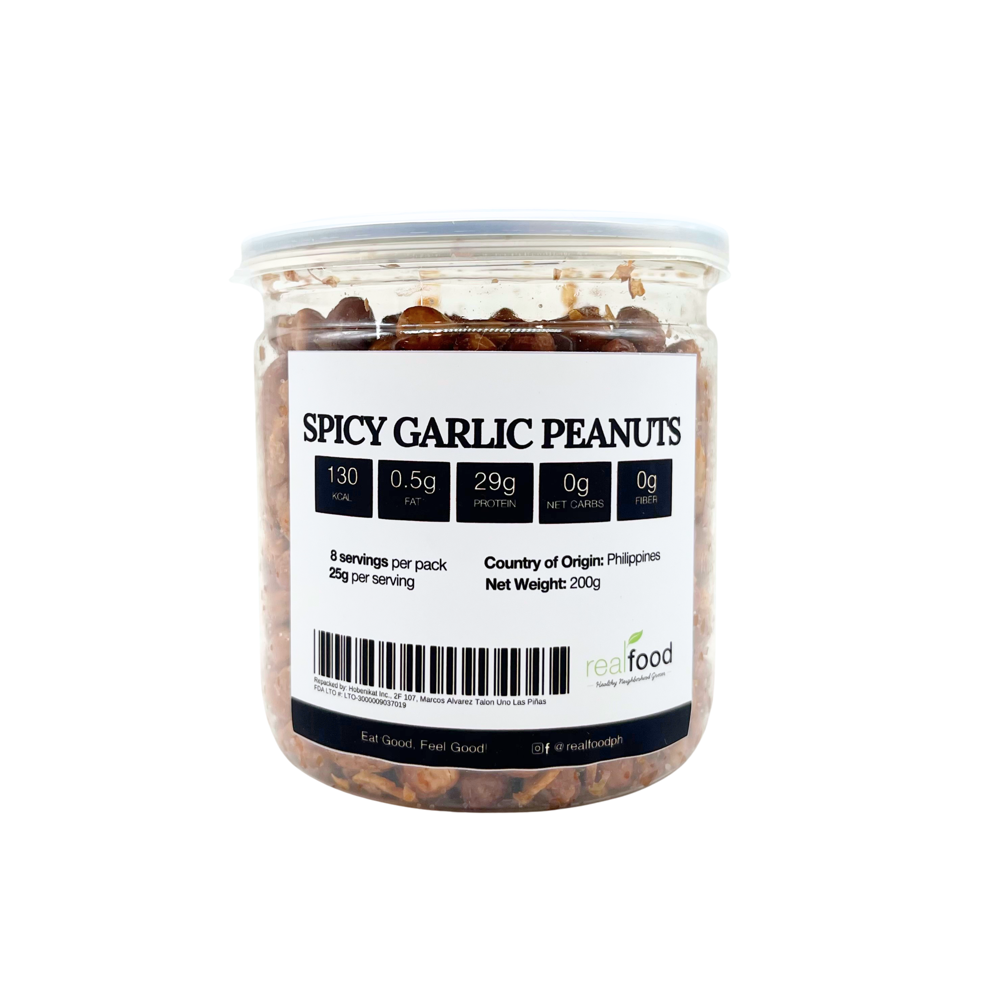 Real Food - Spicy Garlic Peanuts