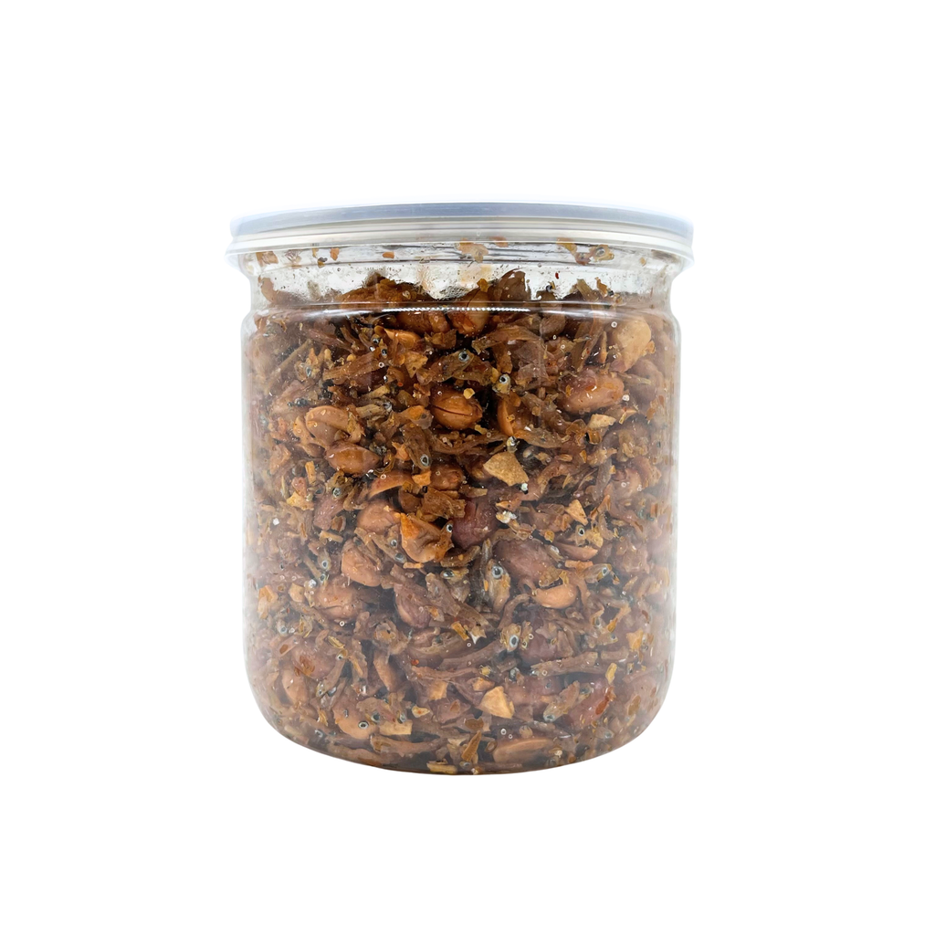 Real Food - Spicy Garlic Peanuts with Crispy Anchovies (Dilis)