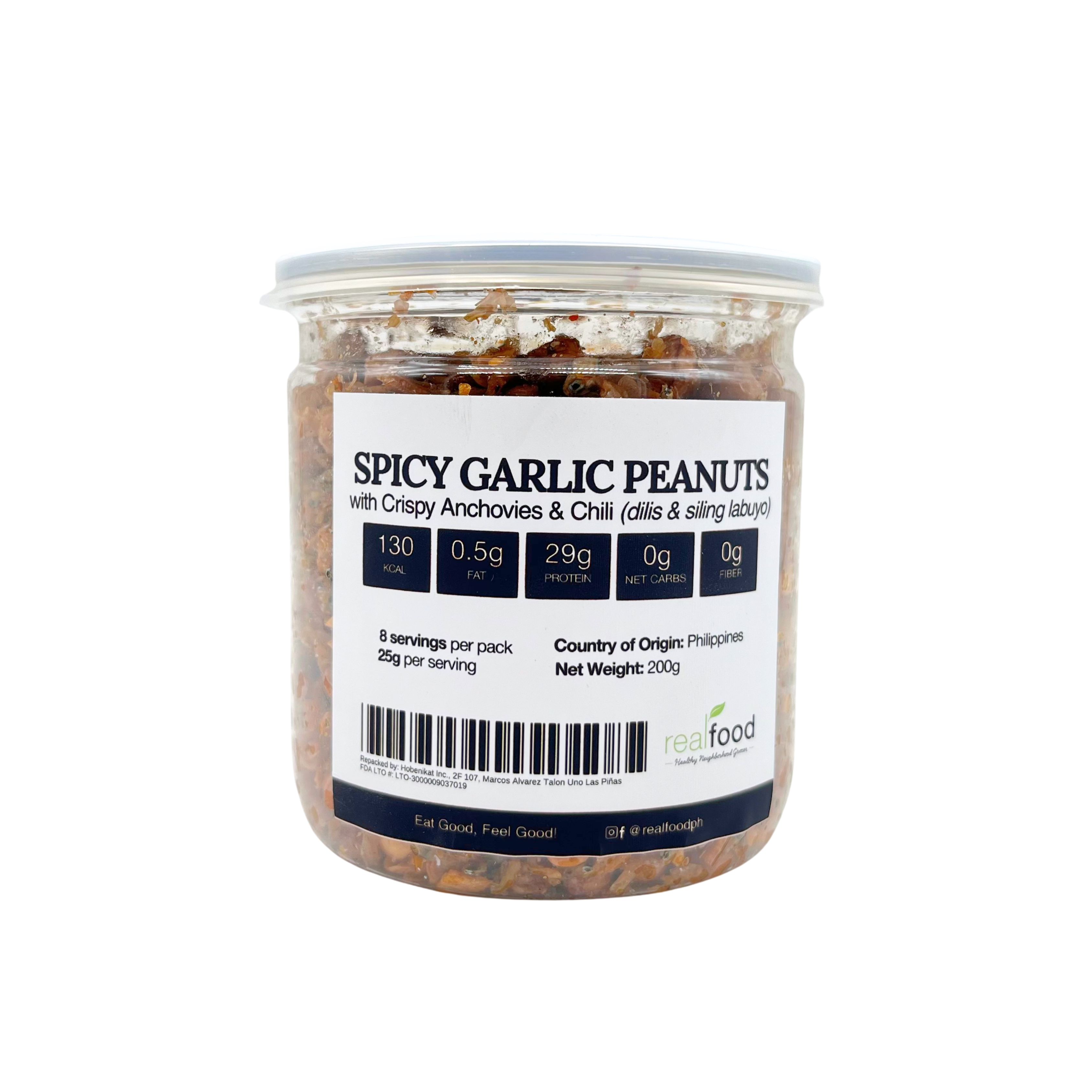 Real Food - Spicy Garlic Peanuts with Crispy Anchovies (Dilis)
