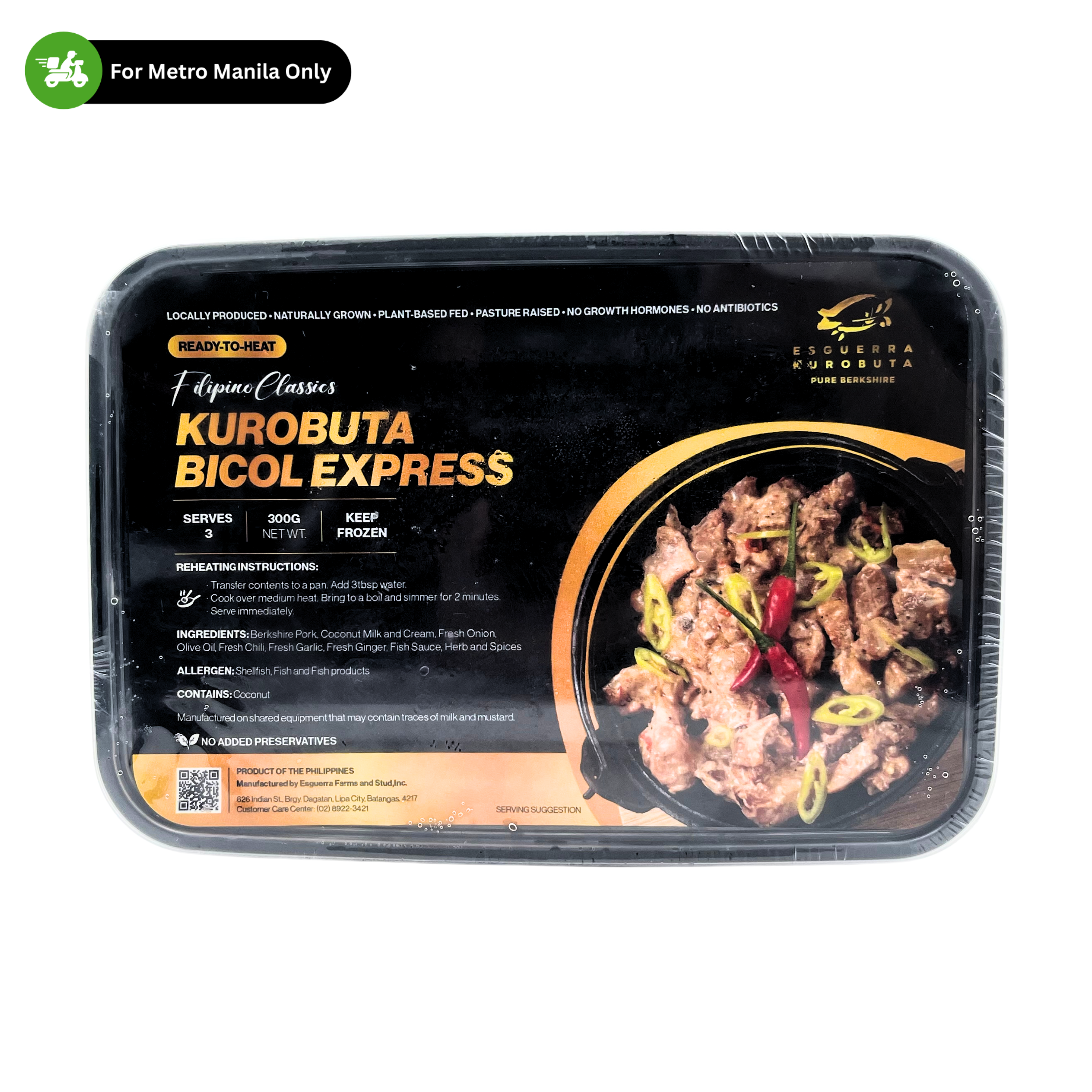 Esguerra Kurobuta - Kurobuta Bicol Express