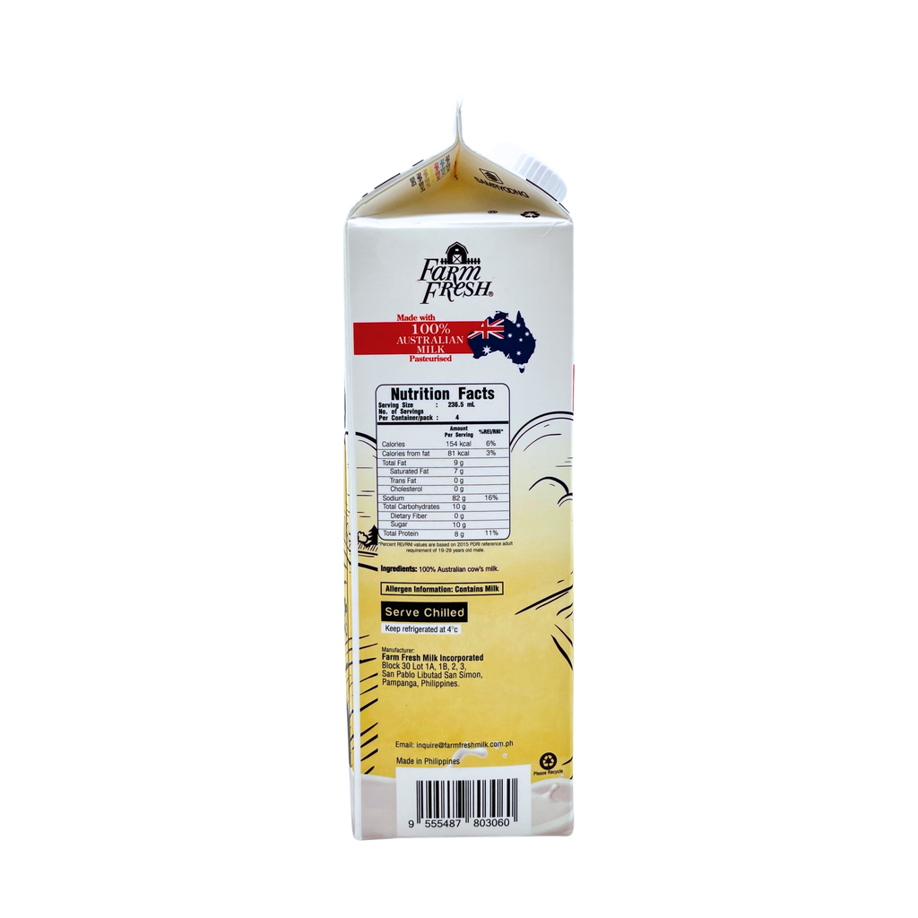 Farm Fresh - Pasteurized Full Cream Milk