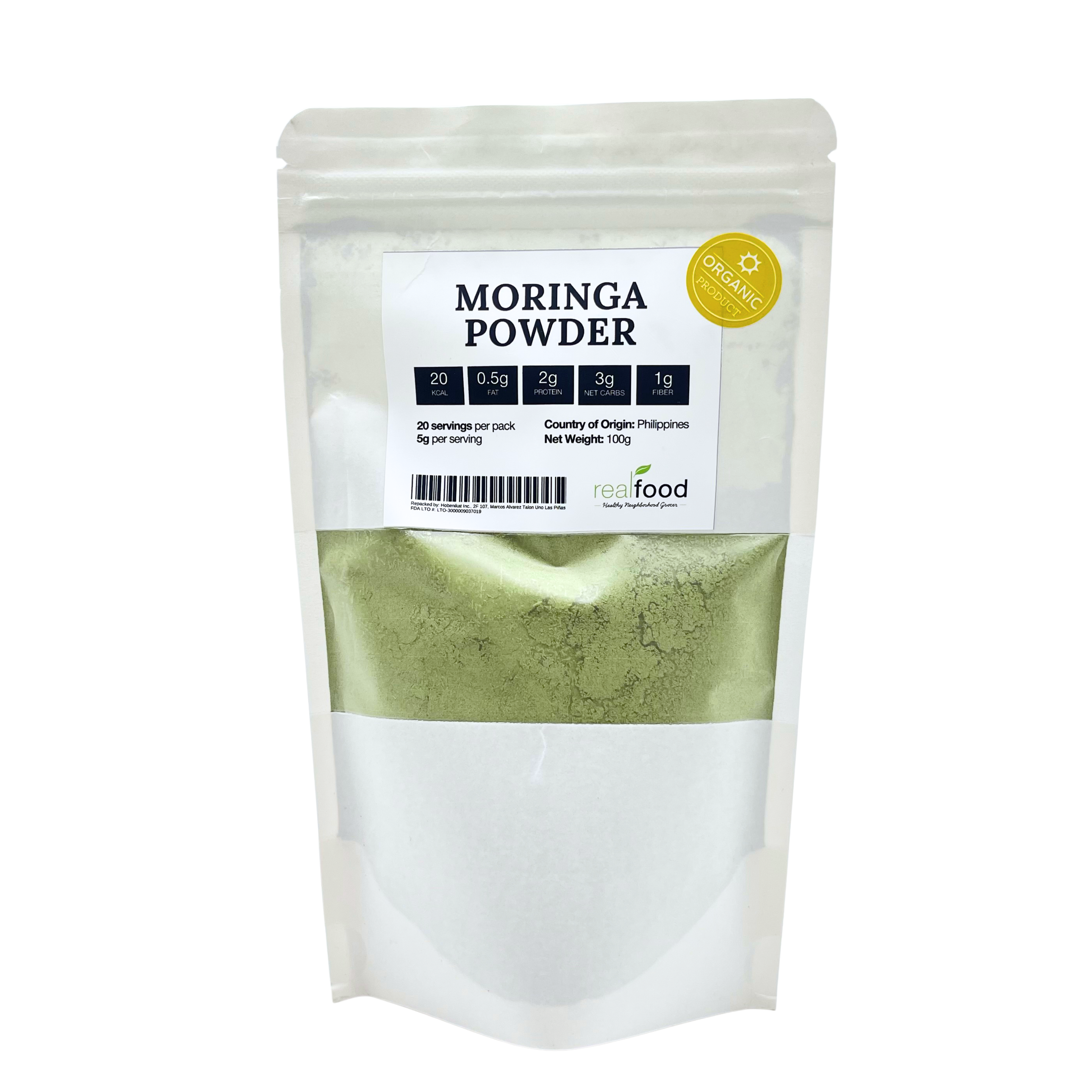 Real Food - Organic Moringa Powder