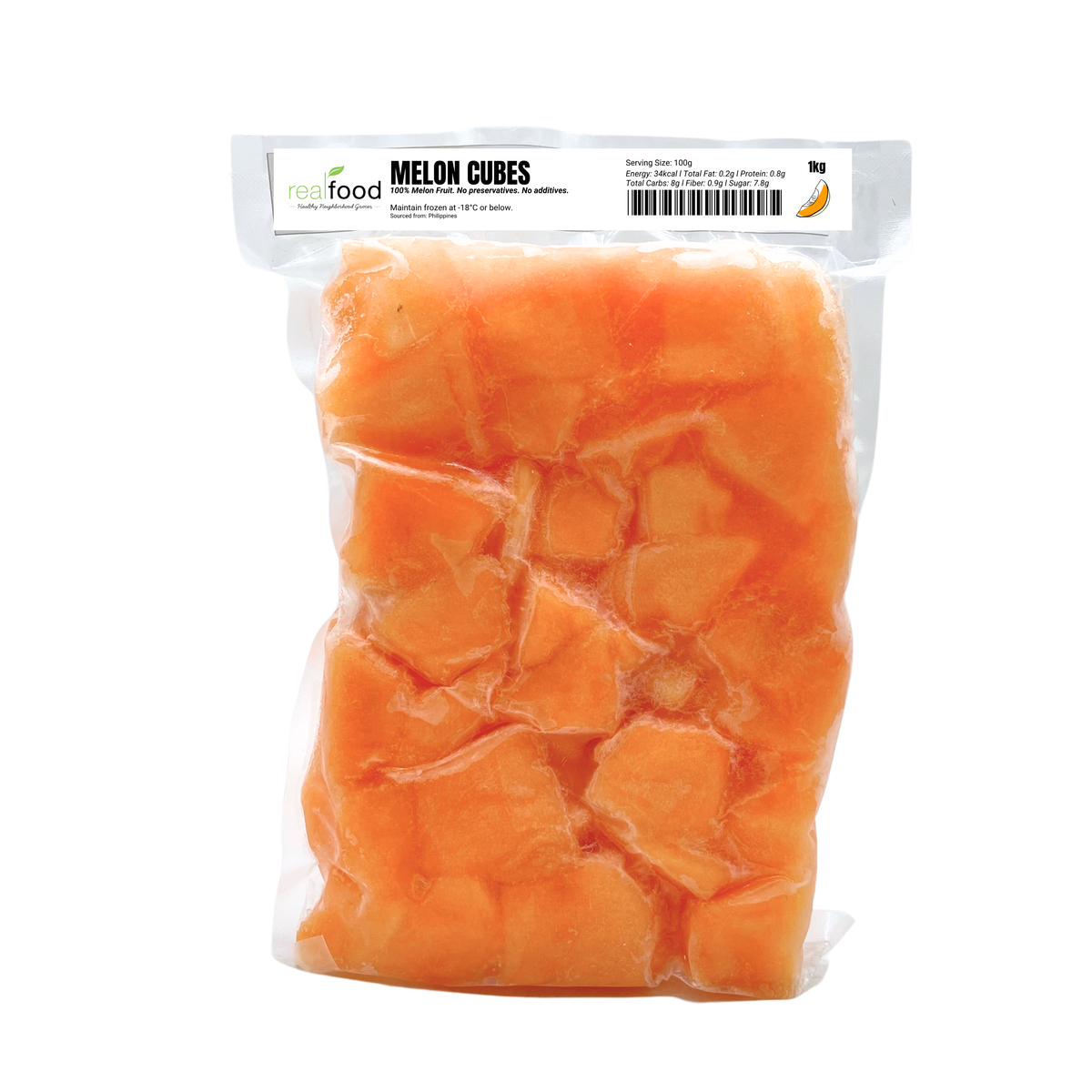 Real Food - Frozen Melon Cubes