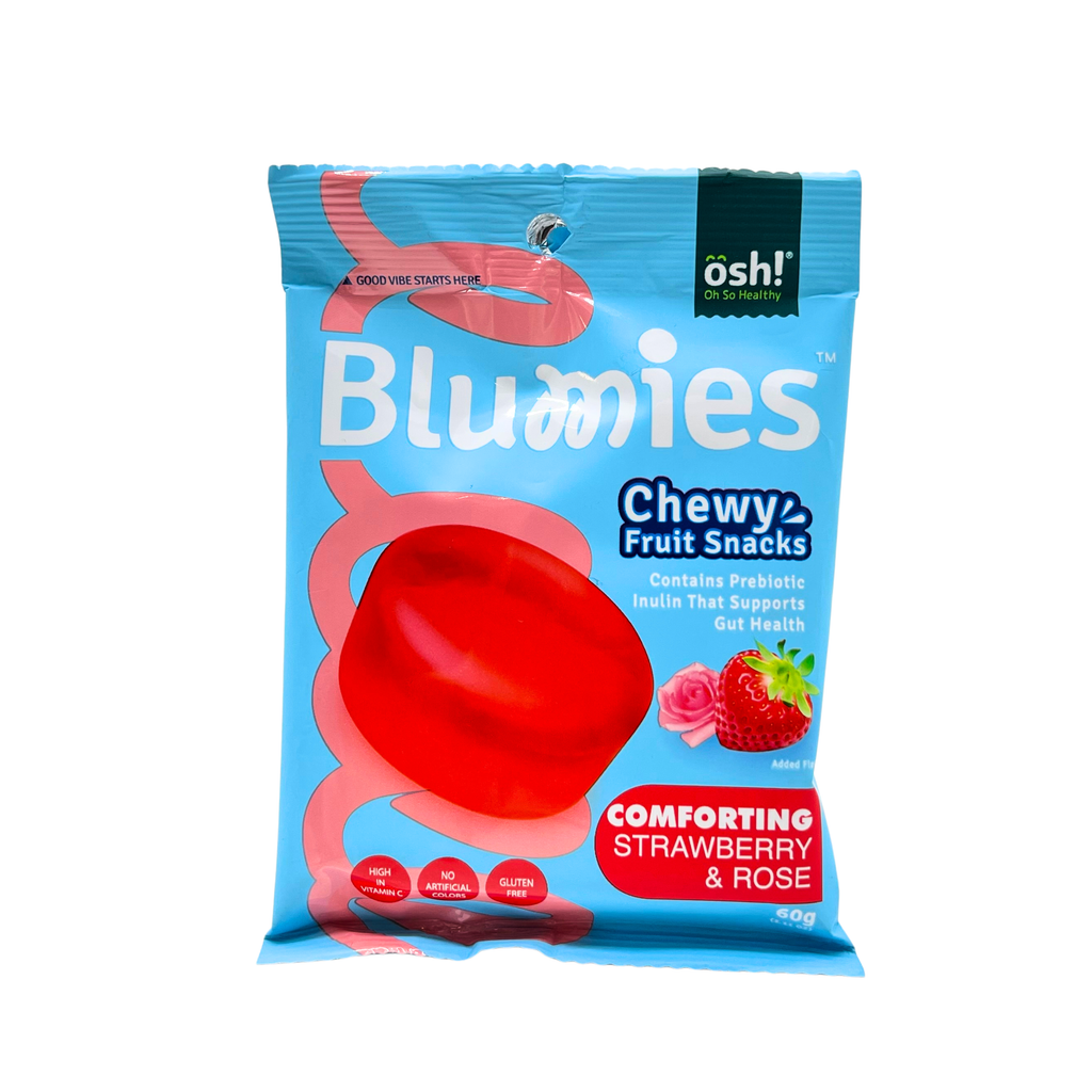 Blumies - Comforting Strawberry & Rose Prebiotic Gummies