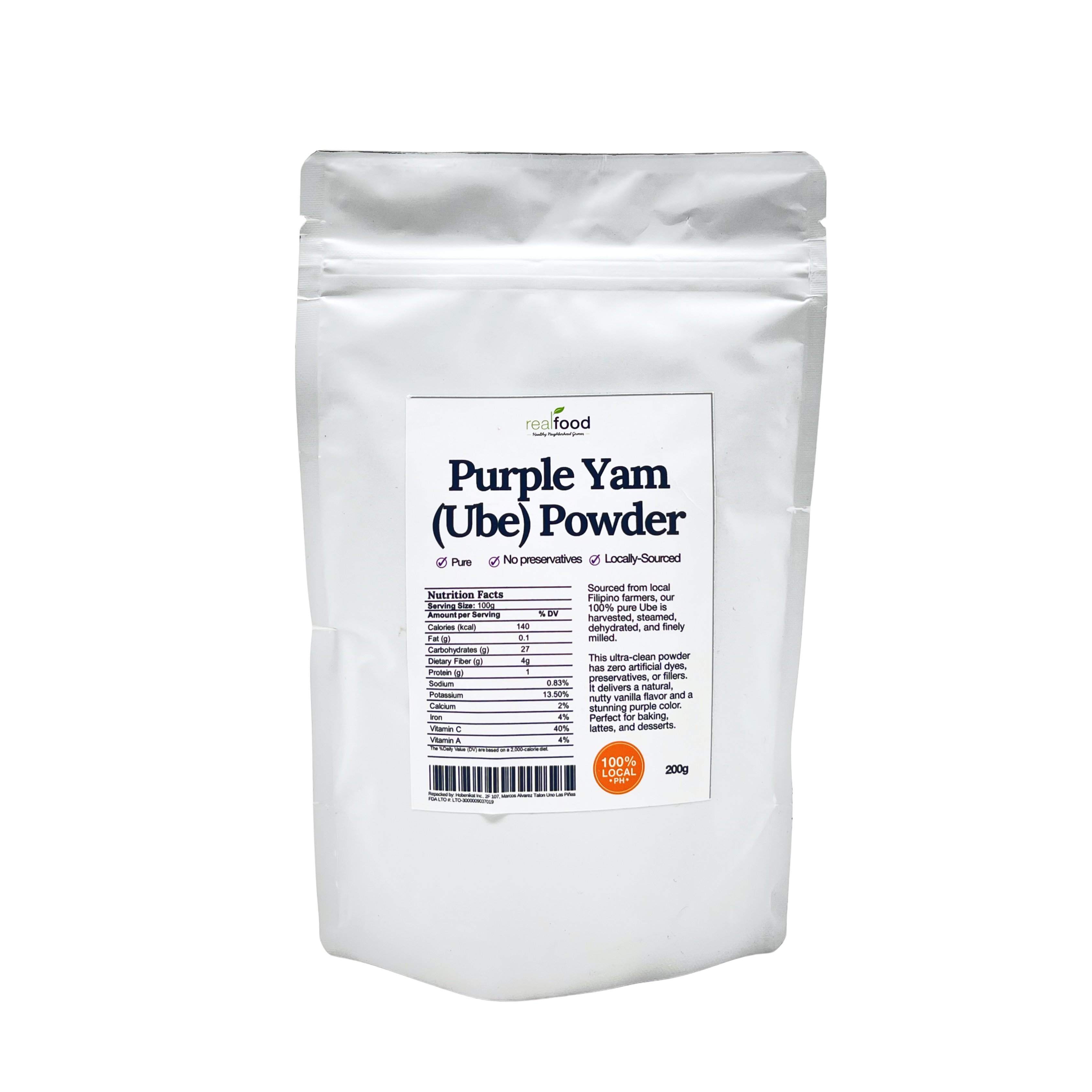 Real Food - Purple Yam (Ube) Powder