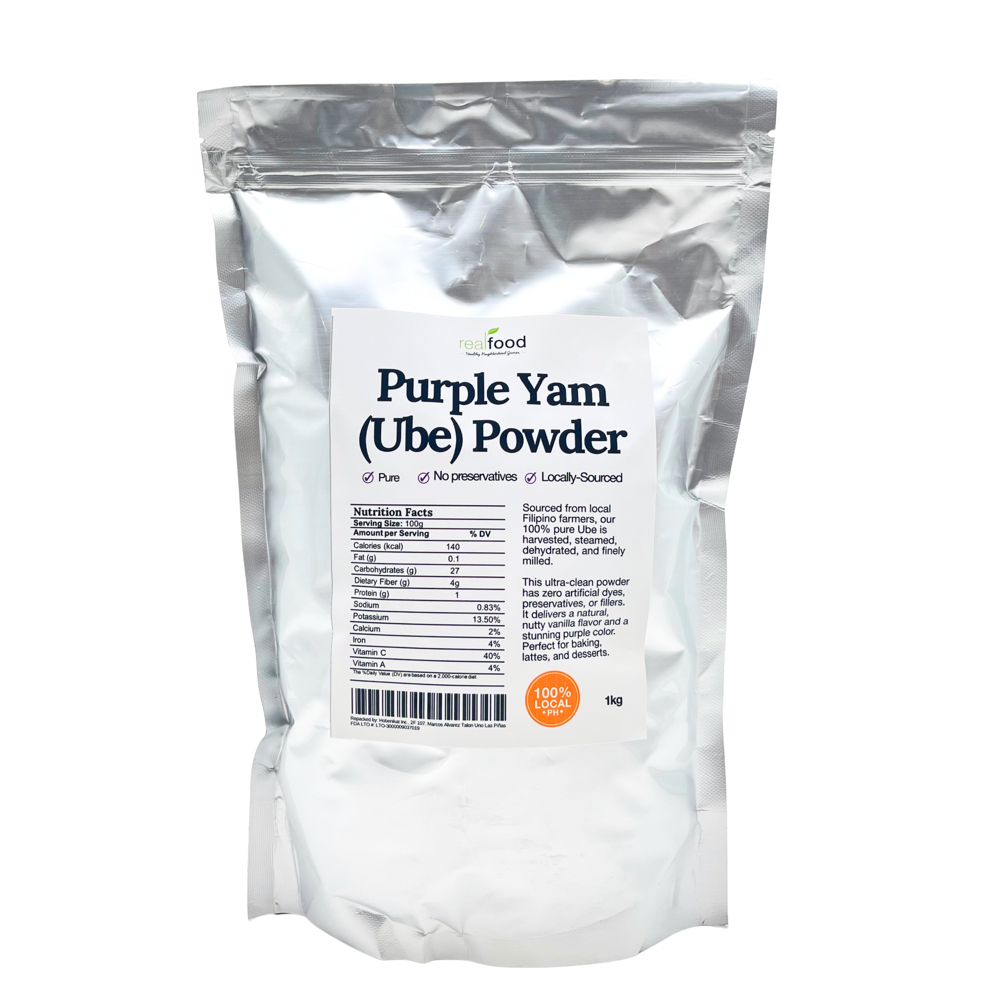 Real Food - Purple Yam (Ube) Powder