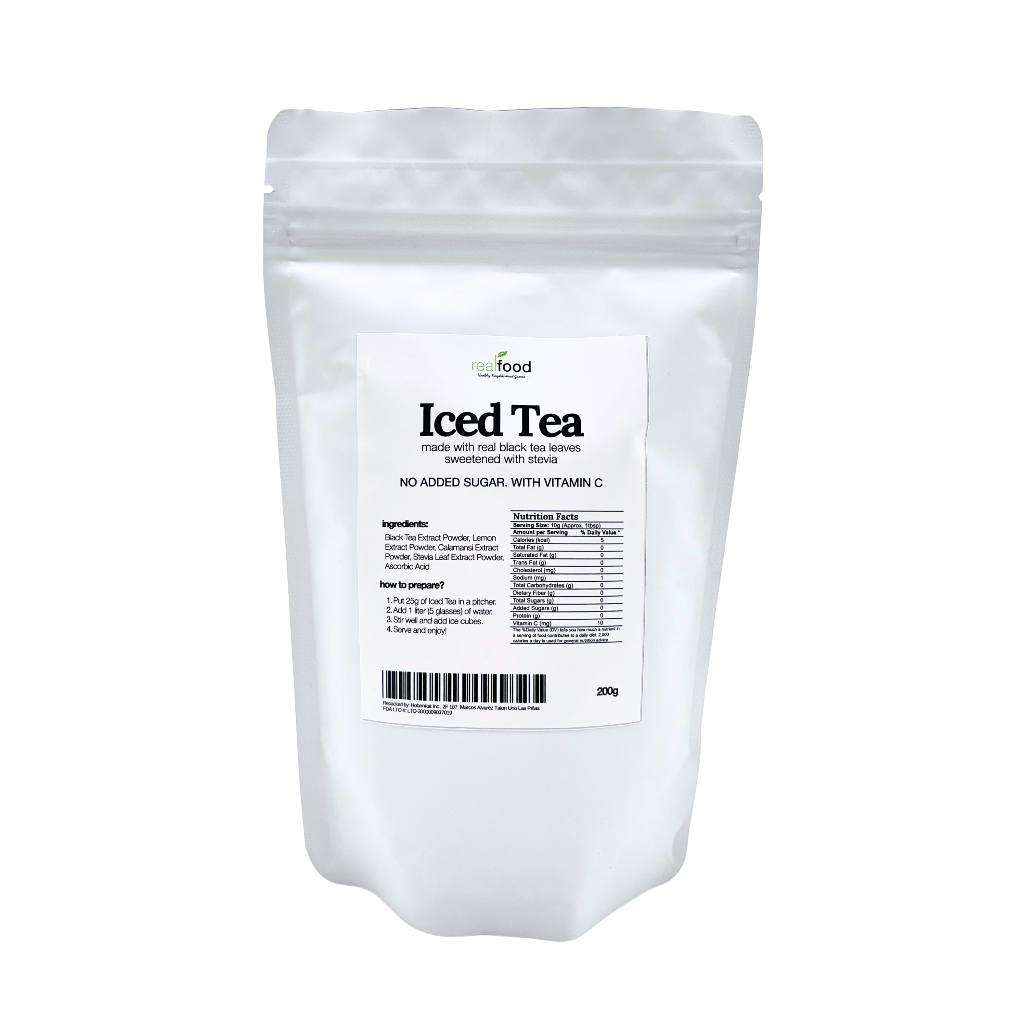 Real Food - Iced Tea Powder