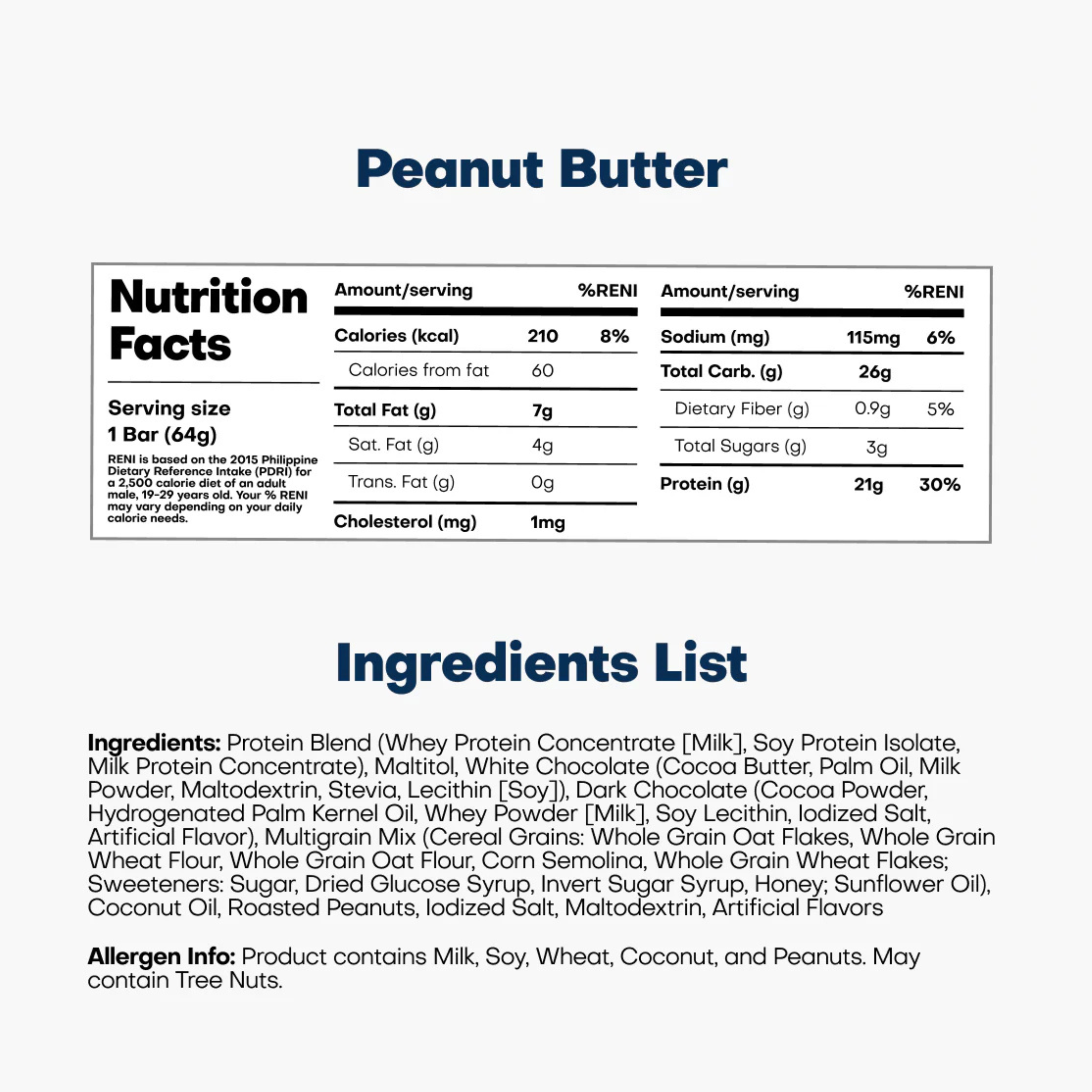 Blitz - Peanut Butter Protein Bar