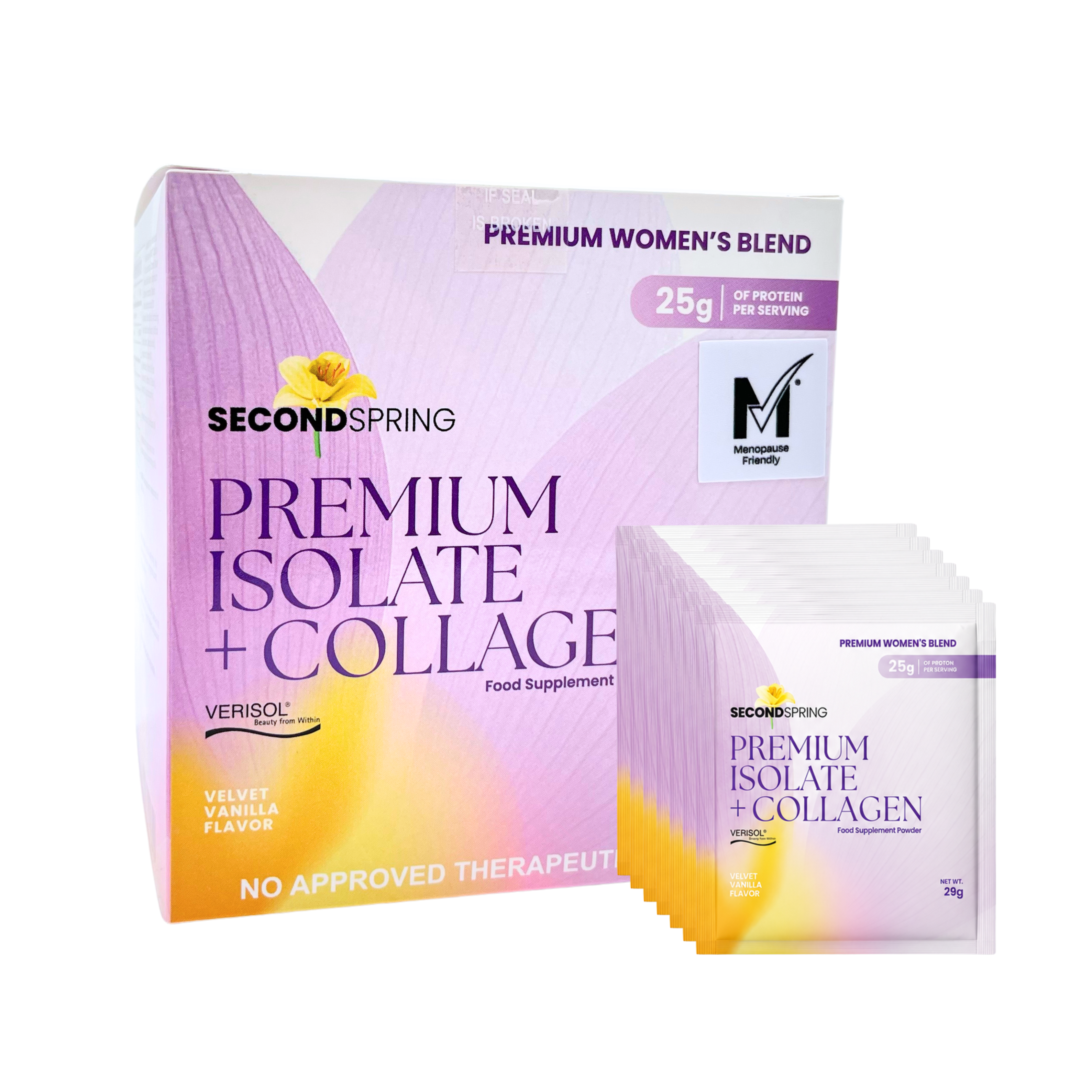 SecondSpring - Premium Isolate Collagen Supplement Powder