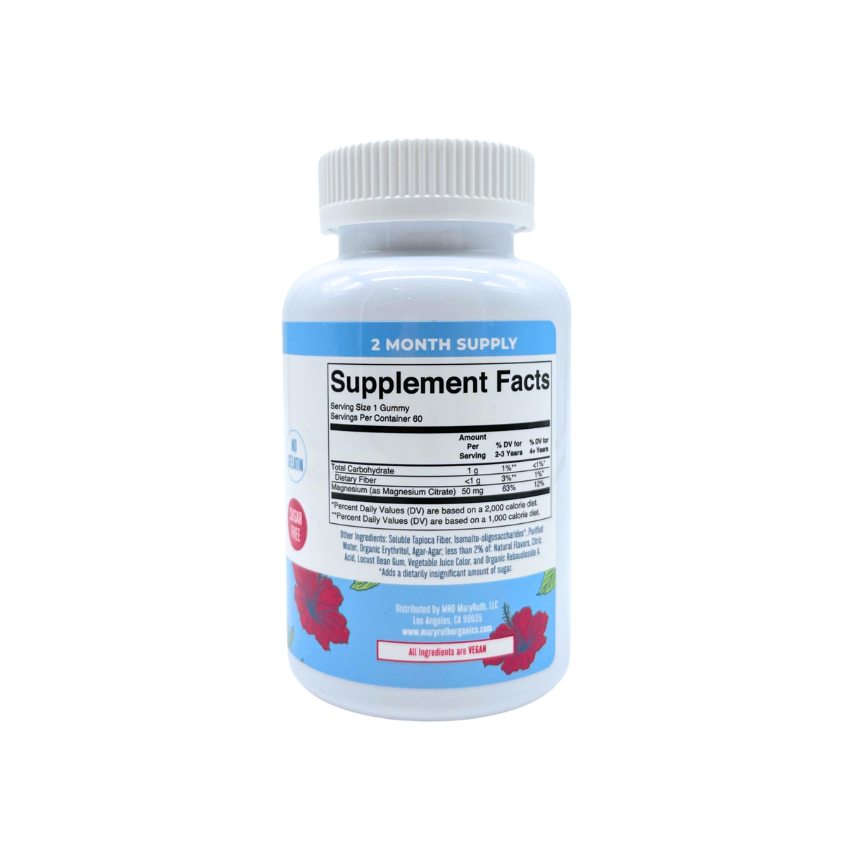 Mary Ruth's - Kids Magnesium Gummies (Hibiscus)