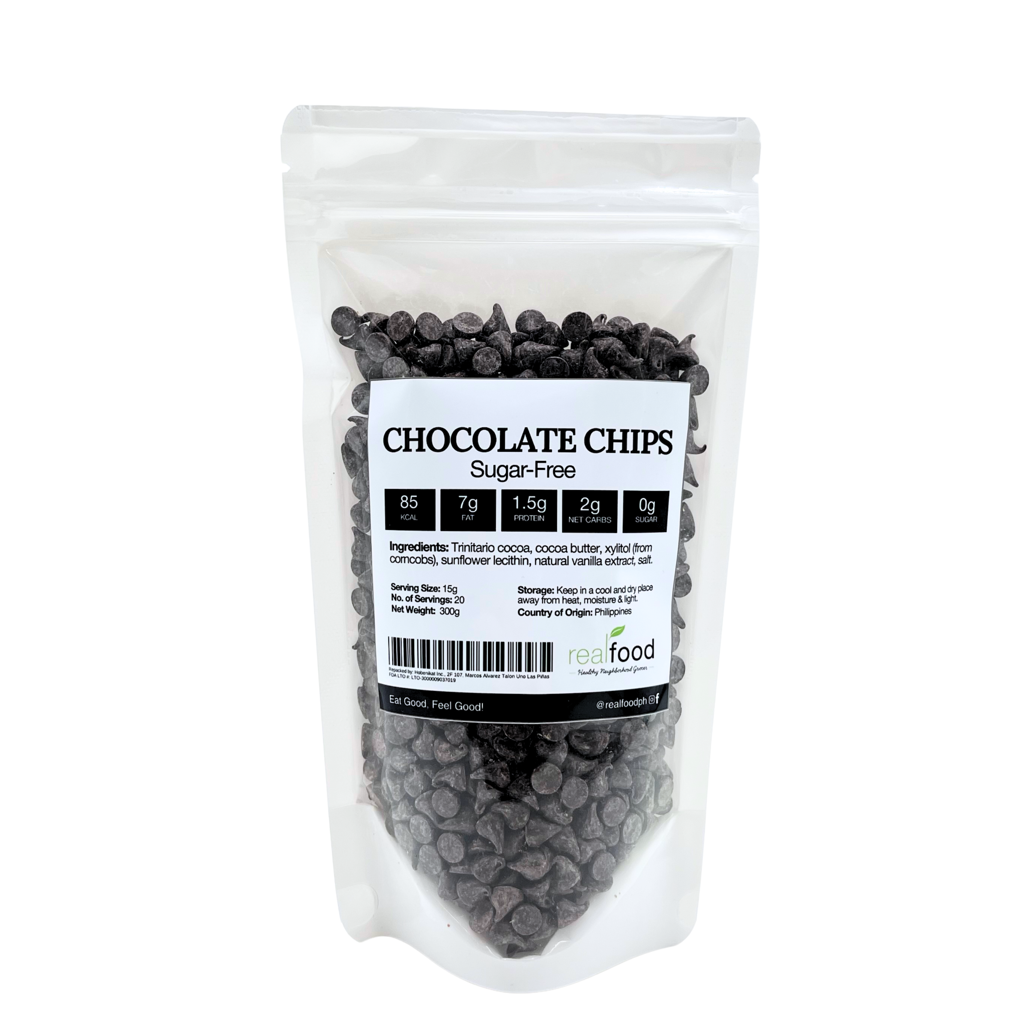 Real Food - Sugar Free Chocolate Chips
