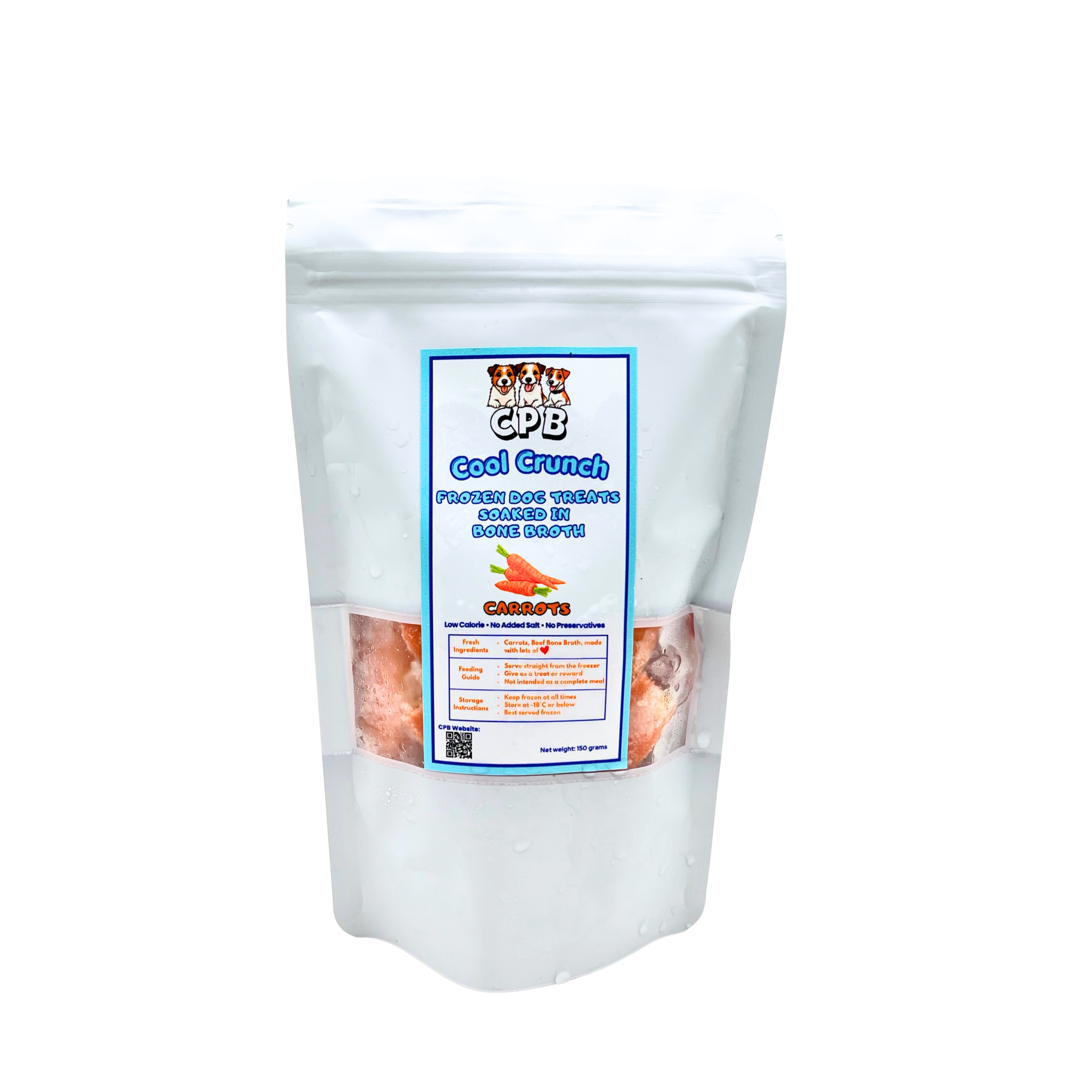 CPB Recipe - Cool Crunch Carrot Frozen Dog Treat