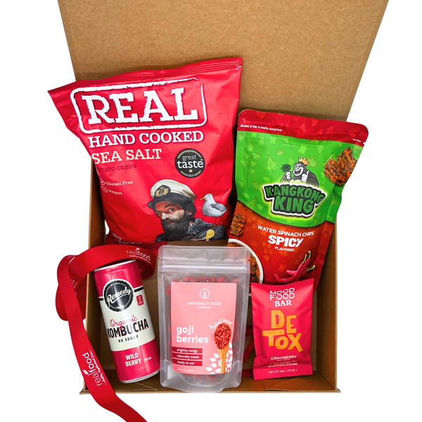 Red coordinated magnetix box gift set 3