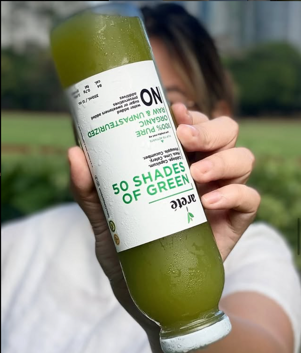 Arete Lifestyle - 50 Shades of Green Cold Pressed Juice