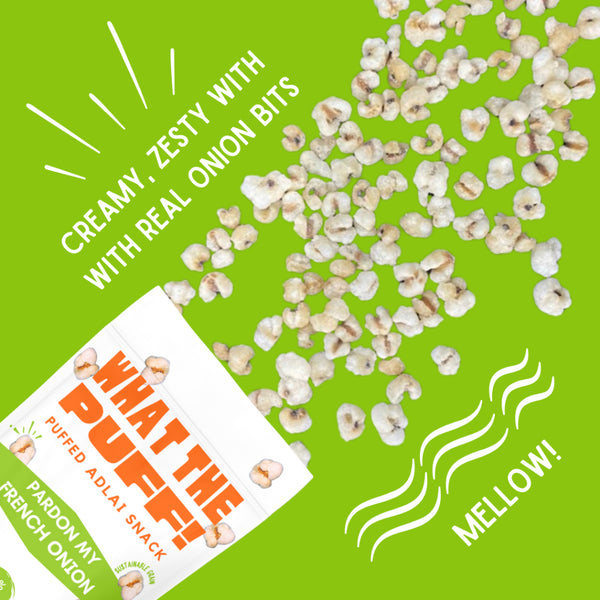 What The Puff – Puffed Adlai Snack (French Onion)