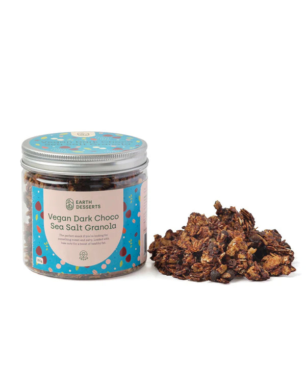 Earth Desserts — Dark Choco Sea Salt Granola