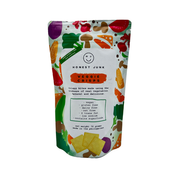 Honest Junk – Sweet Potato + Chia and Rosemary Veggie Crisps