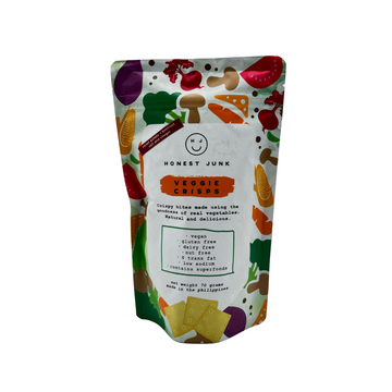 Honest Junk – Sweet Potato + Beetroot Salt and Vinegar Veggie Crisps