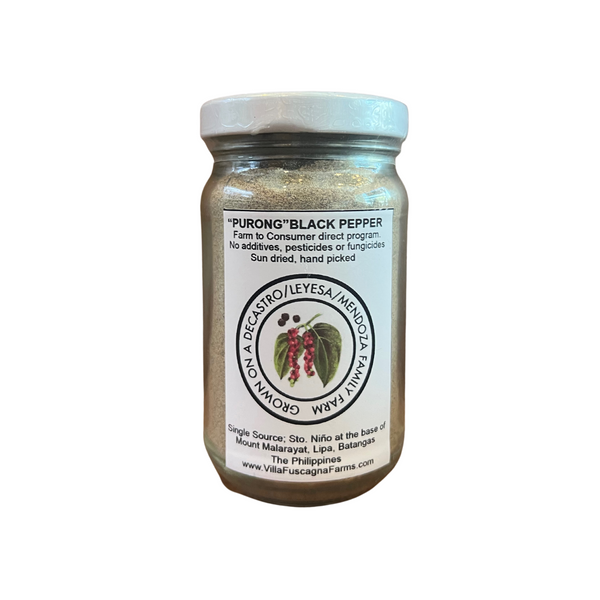 Villa Fuscagna Farms – Organic Ground Black Pepper
