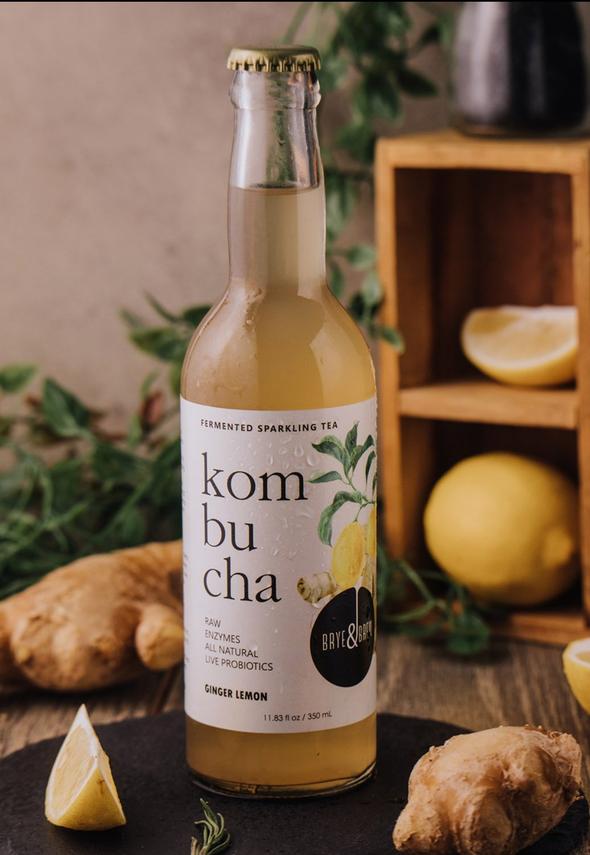 Brye & Brew — Ginger Lemon Kombucha