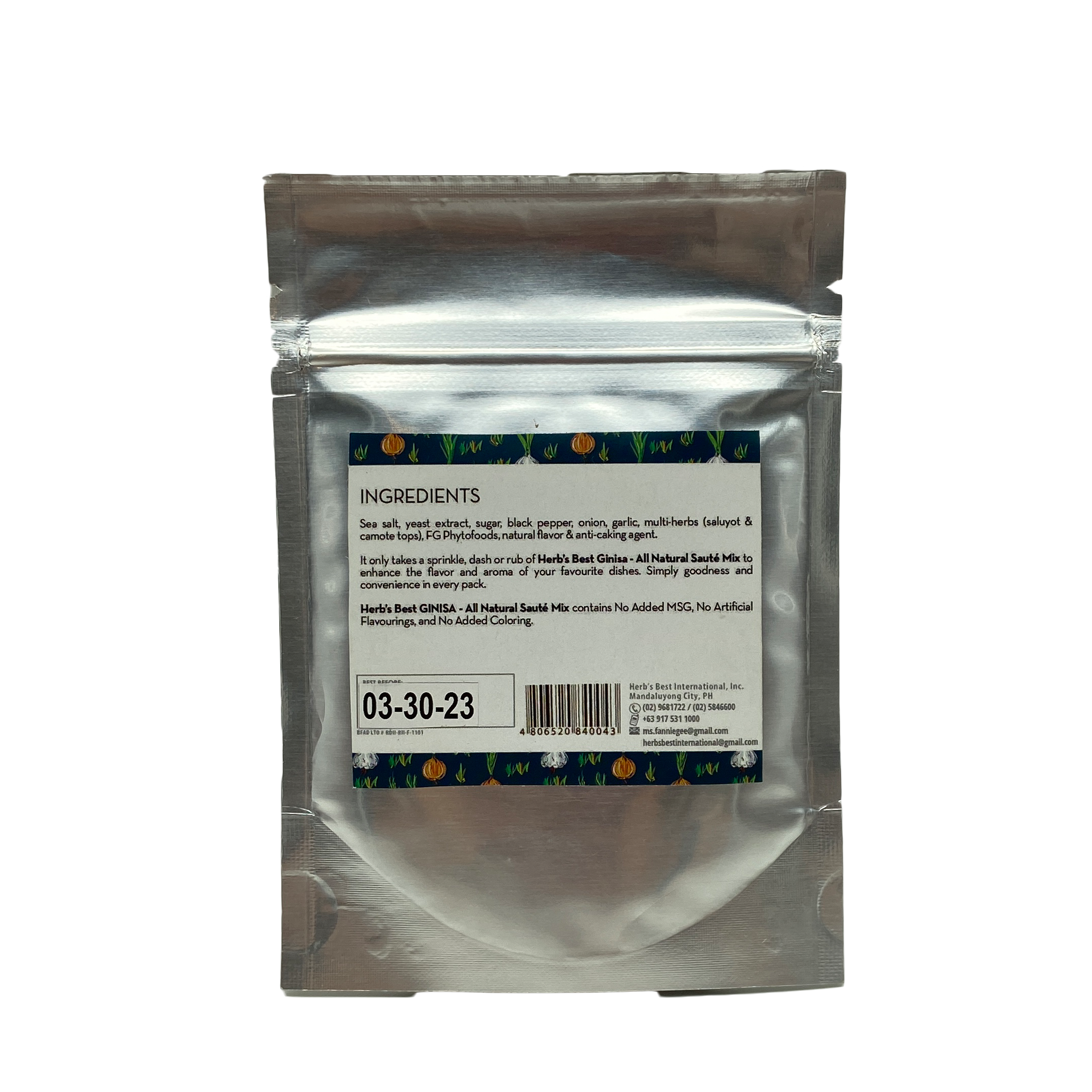 Herb's Best – All Natural Sauté Mix (Ginisa)