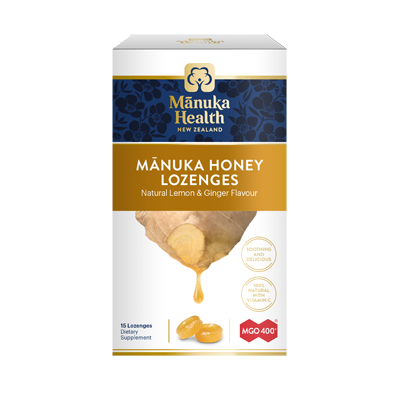 Manuka Health — Manuka Honey with Ginger & Lemon Lozenges