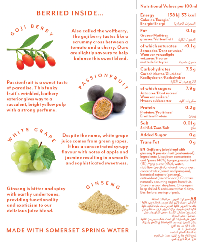 The Berry Company — Goji Berry Juice Blend