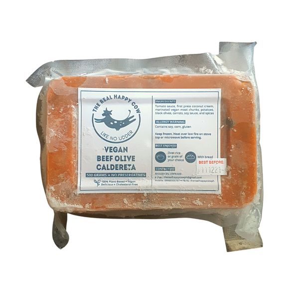 The Real Happy Cow – Vegan Beef Olive Caldereta