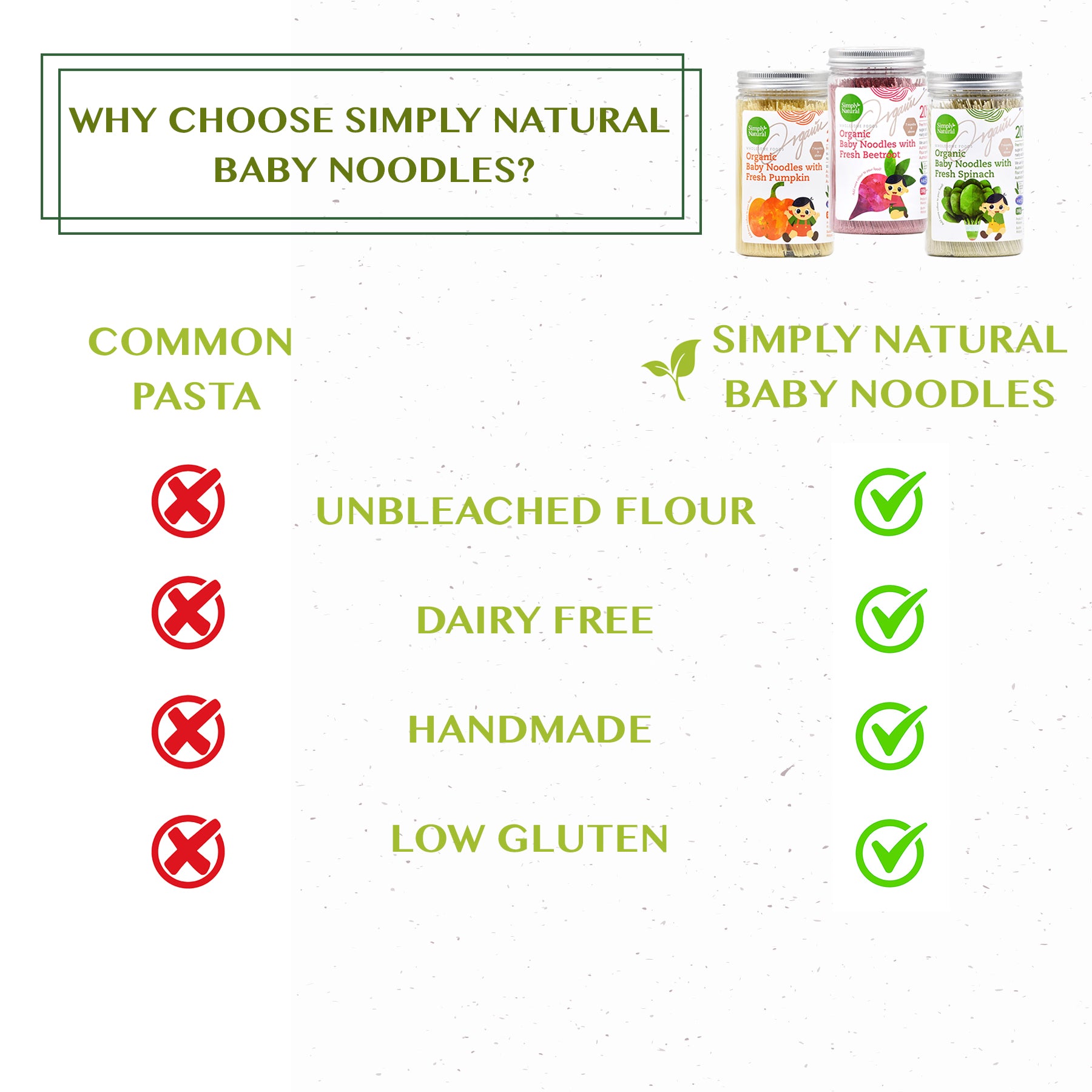 Simply Natural — Organic Baby Noodles with Fresh Beetroot