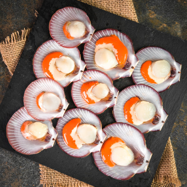Wild Caught – Half Shelled Scallops