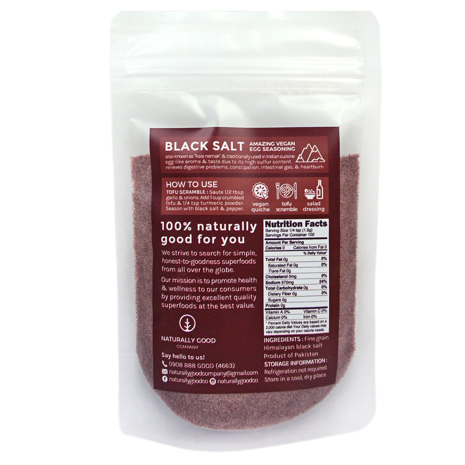 Naturally Good – Black Himalayan Salt